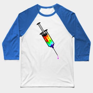 Rainbow Injection- version 2 Baseball T-Shirt